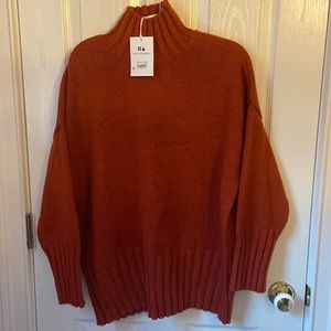 Free Assembly Orange Sweater